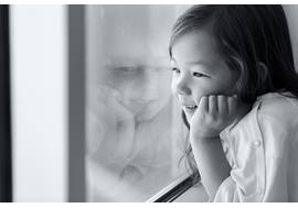 Nationwide Children's Hospital Patient Stock Photo