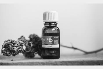 image of a bottle of cannabidiol