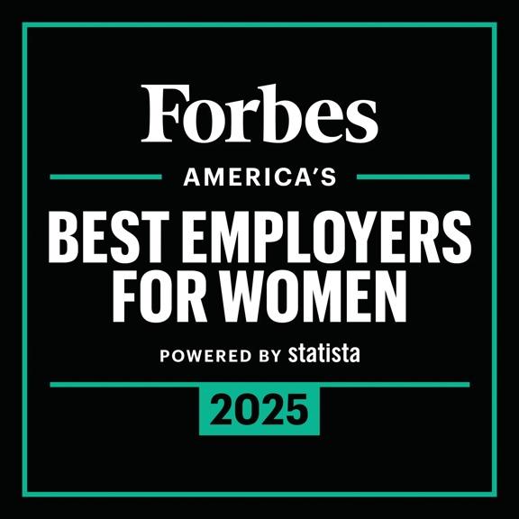 Forbes Best Employers for Women Badge