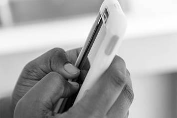 Close up of cell phone